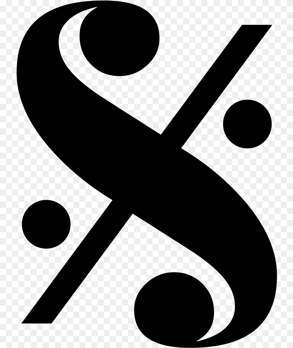 Transparent Music Symbols Segno Music Symbol, Gray Free Png