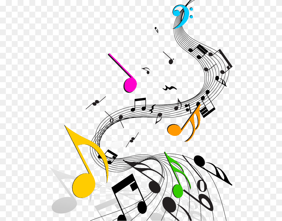 Transparent Musical Note Clipart Musical Notes Vertical Clipart, Art, Graphics Png Image