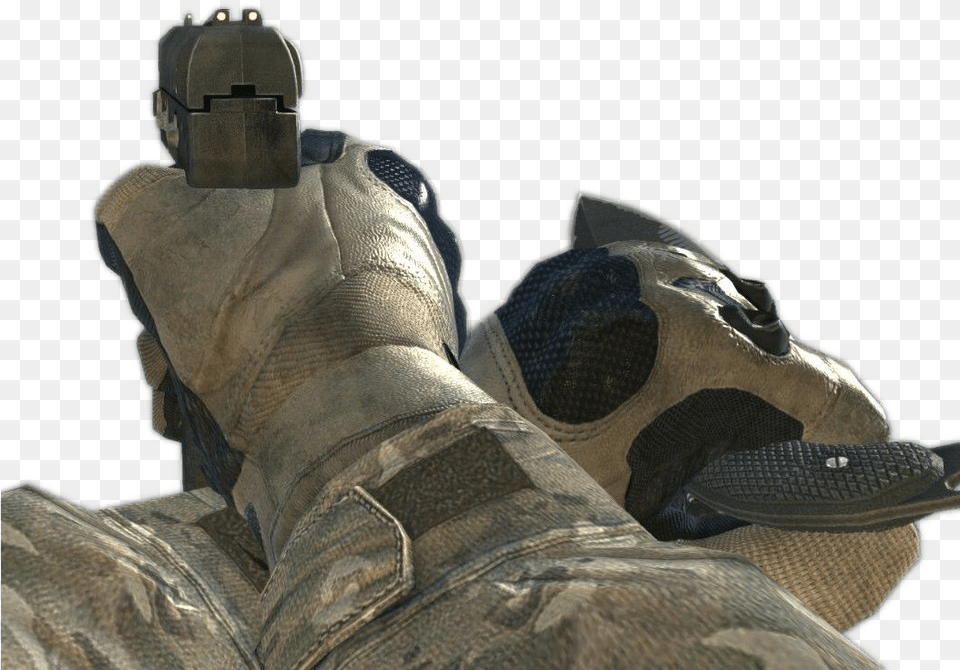 Transparent Mw2 Nuke Five Seven Mw3 Knife, Clothing, Footwear, Shoe, Adult Png Image