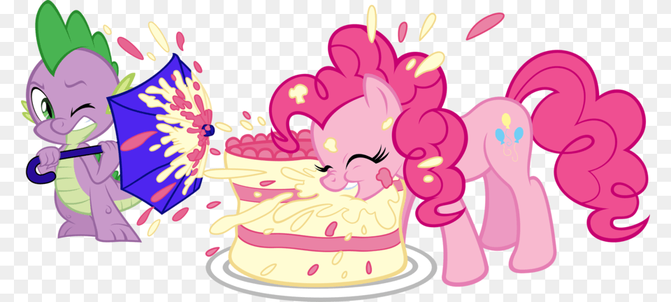 My Little Pony Birthday My Little Pony Pinkie Pie Eating, Purple, Person, People, Food Free Transparent Png