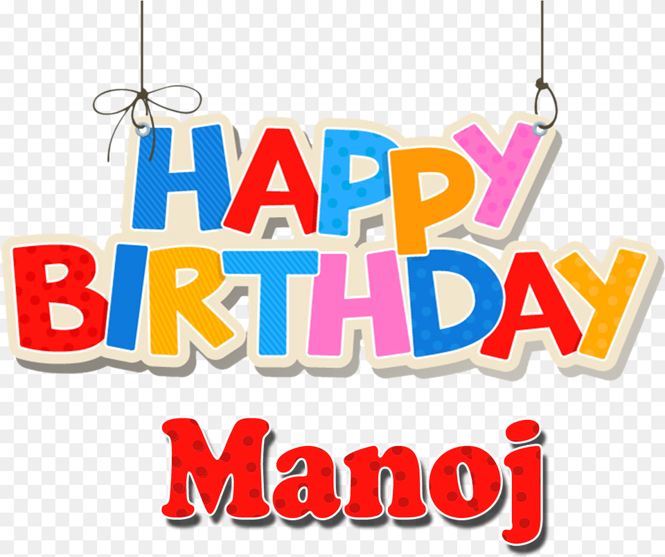 Name Banner Clipart Happy Birthday Manoj Image Hd, Chandelier, Lamp, Dynamite, Weapon Free Transparent Png