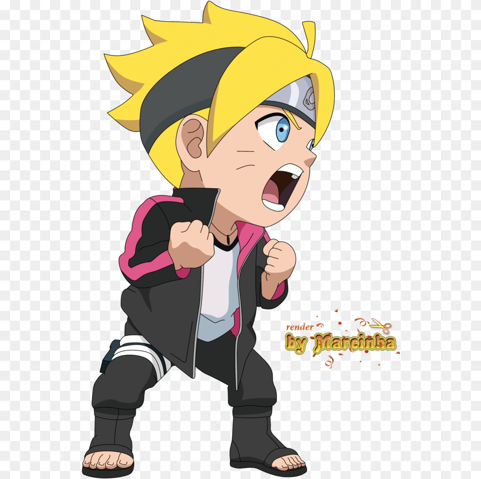 Transparent Naruto Hokage Chibi Boruto, Book, Comics, Publication, Baby Png Image