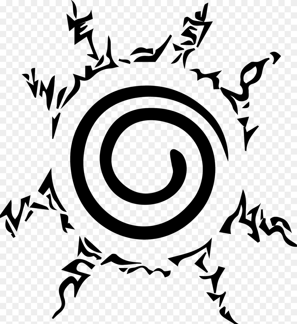 Naruto Logo Naruto Seal, Spiral, Stencil, Art, Floral Design Free Transparent Png