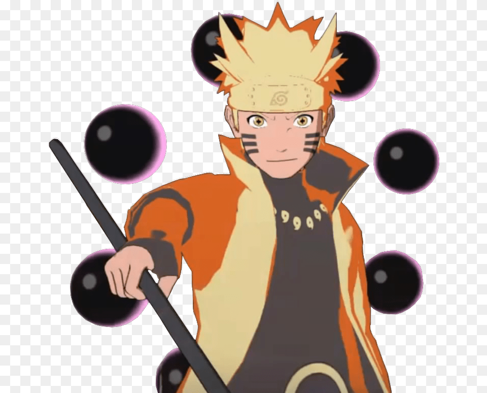 Transparent Naruto Six Paths Naruto, Book, Comics, Publication, Person Png Image