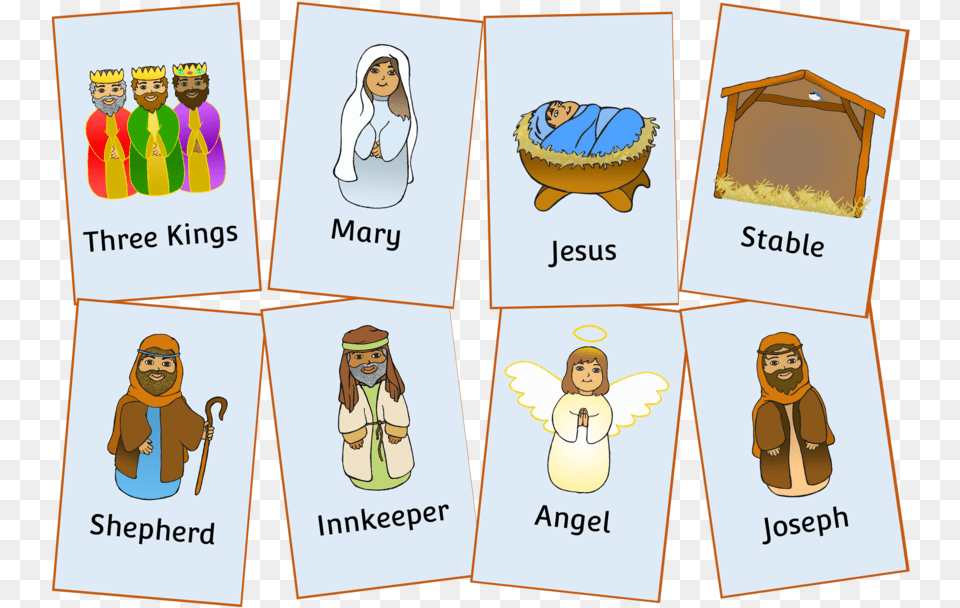 Nativity Clipart Illustration, Book, Comics, Person, Publication Free Transparent Png