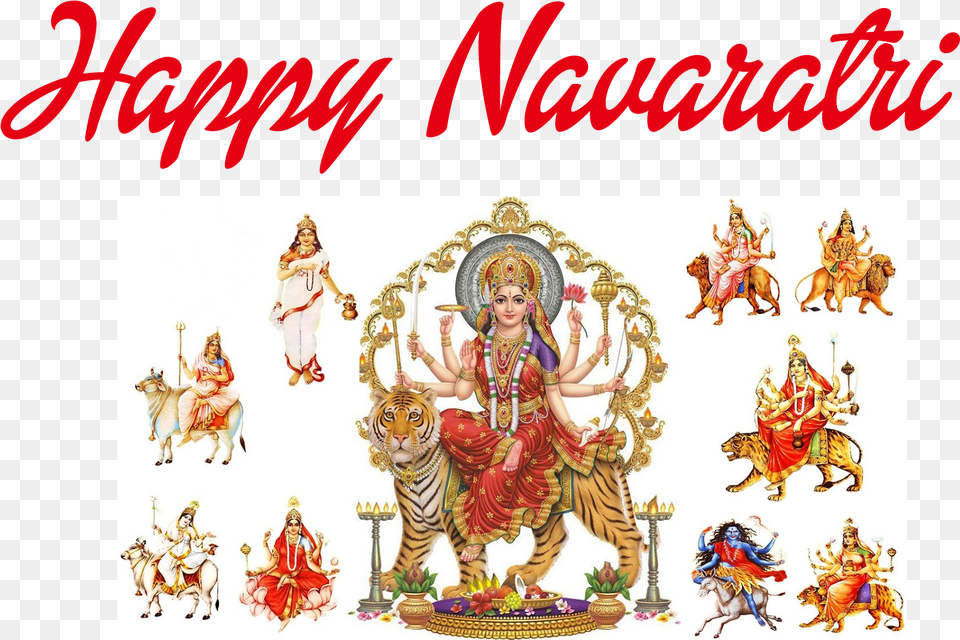 Navaratri Nav Durga Maa, Adult, Bride, Female, Person Free Transparent Png