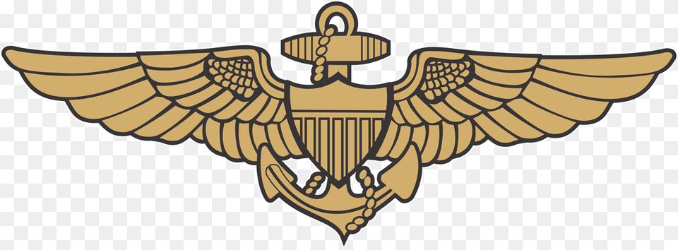 Transparent Navy Clipart Navy Pilot Wings Clip Art, Emblem, Symbol, Animal, Fish Png Image