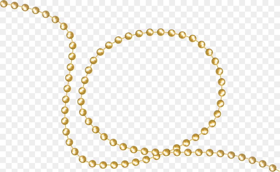 Transparent Necklace Chain Gold Mardi Gras Beads, Accessories, Jewelry Free Png