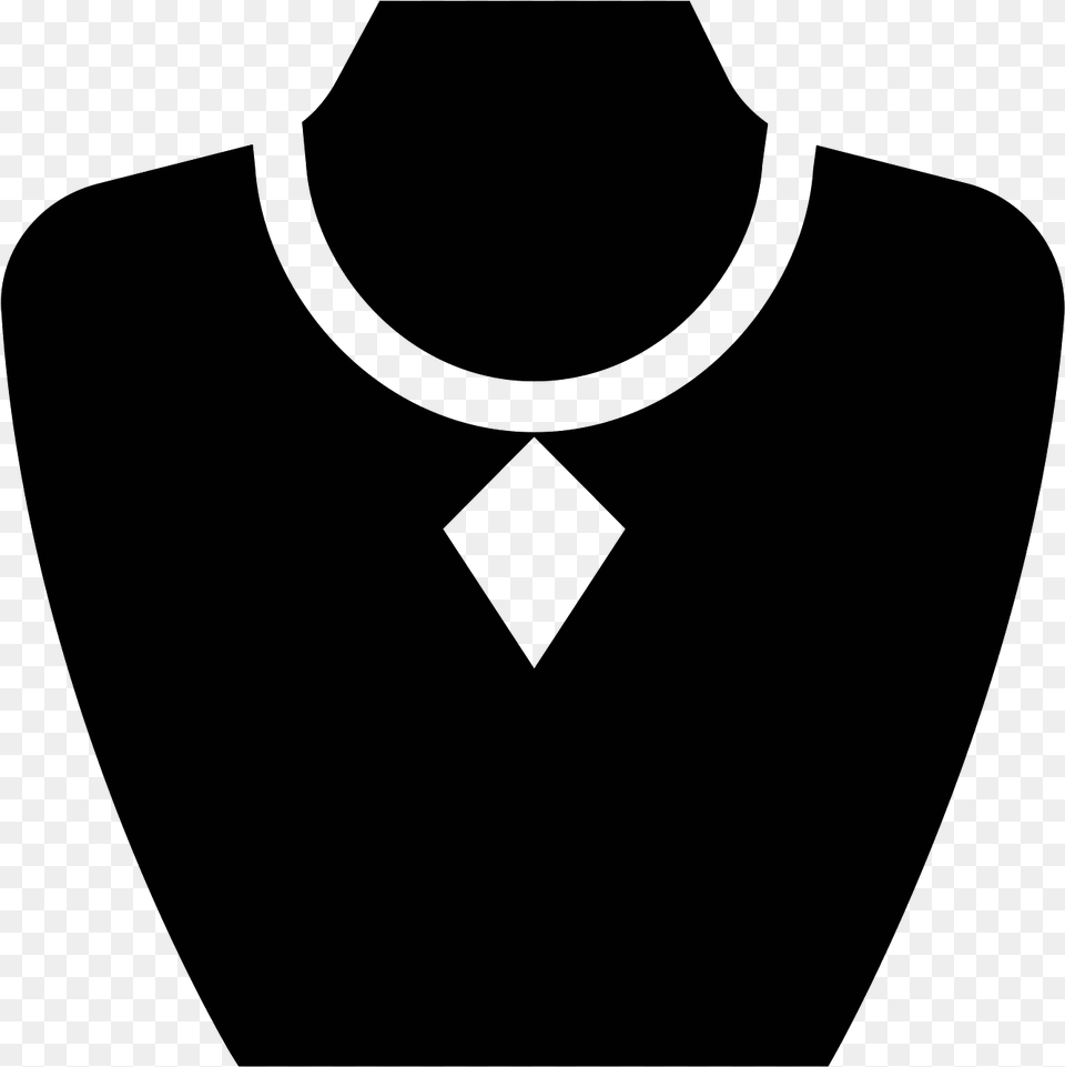 Transparent Necklace Vector Joias Icon, Gray Png Image
