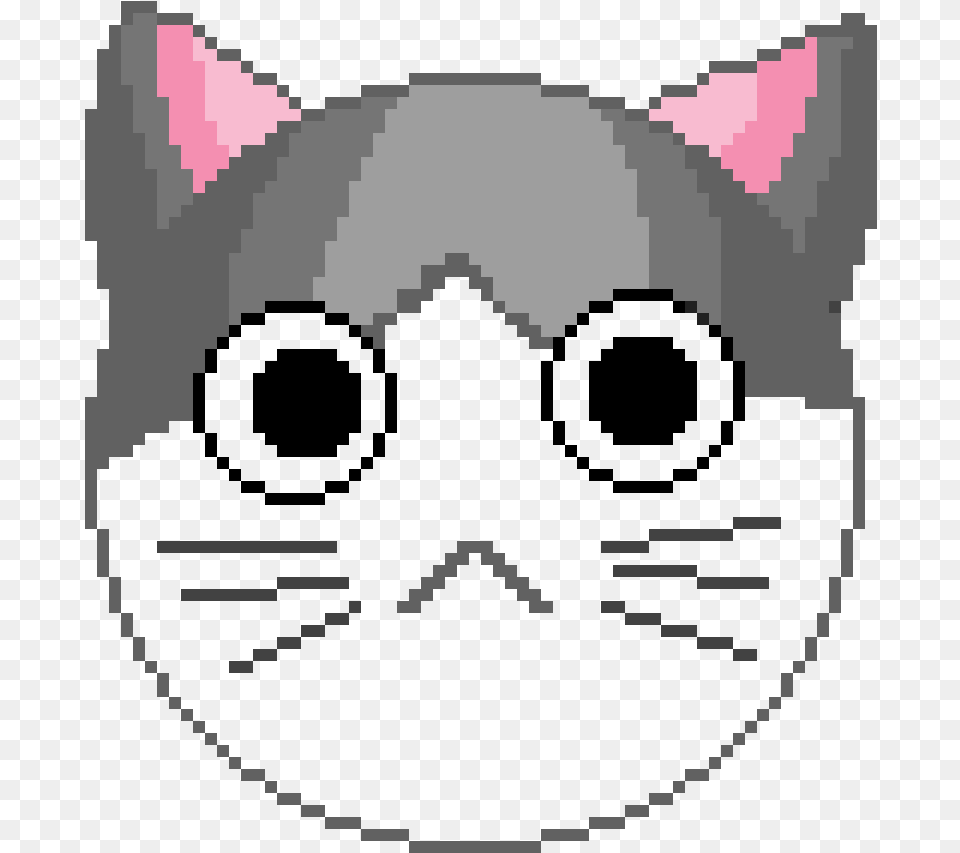 Transparent Neko Big Minecraft Circle Chart, Logo, Animal, Cat, Mammal Free Png