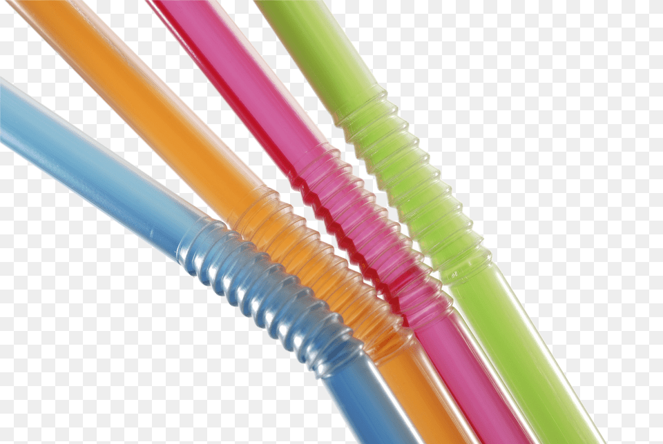 Transparent Neon Drinking Straws Png