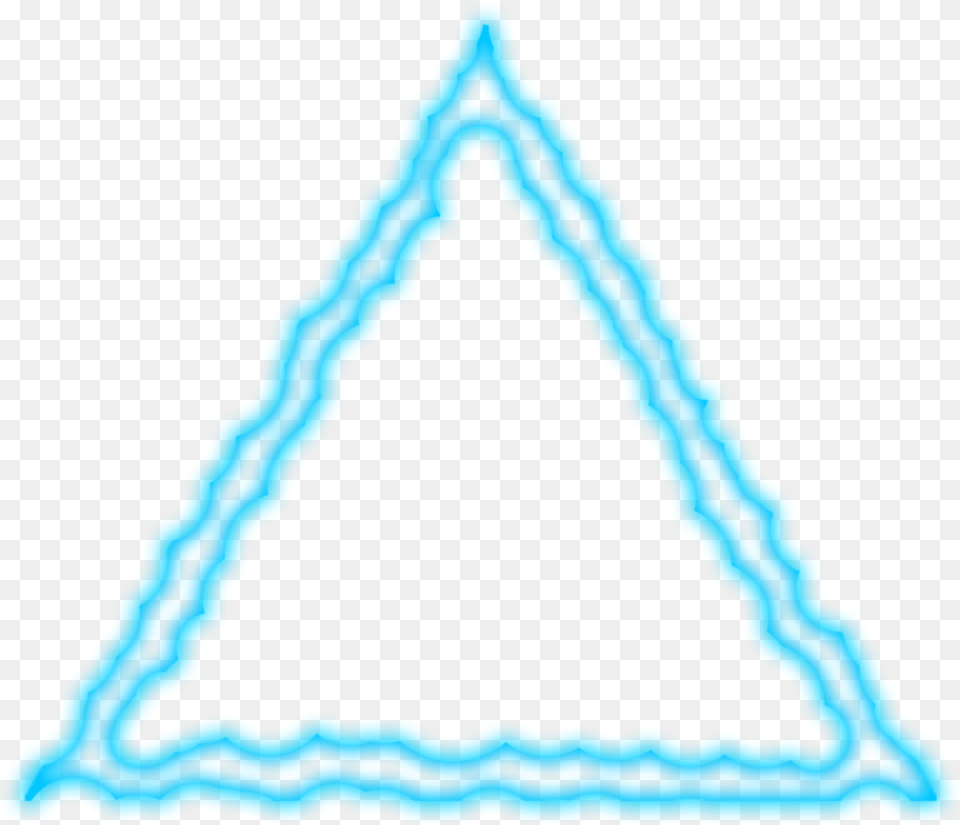 Transparent Neon Glowing Triangle Neon Glow Triangle Transparent Free Png