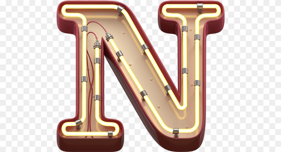 Transparent Neon Letters, Light, Smoke Pipe, Text Free Png Download