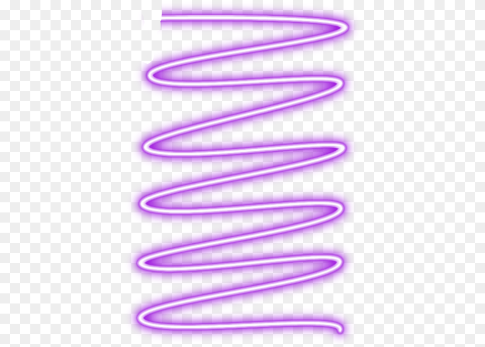 Transparent Neon Purple Purple Neon Swirl, Light, Spiral, Coil Free Png Download