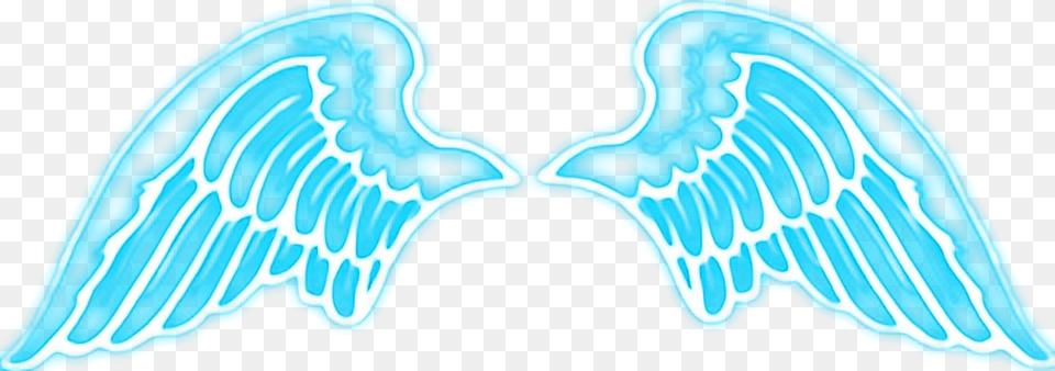 Transparent Neon Wings, Angel Free Png Download