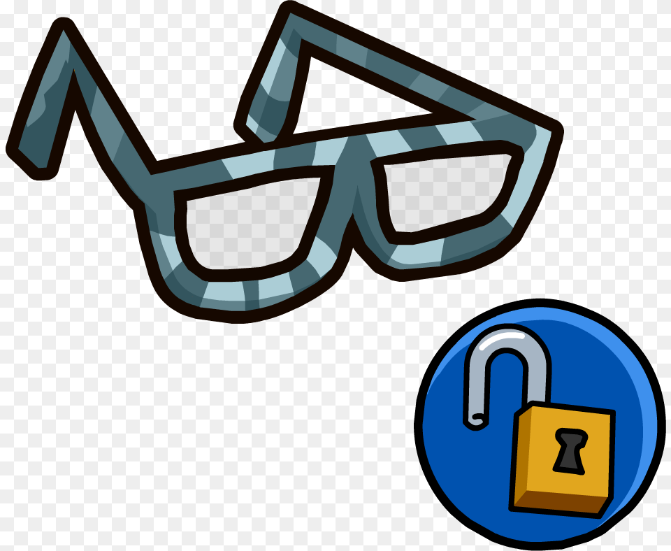 Transparent Nerdy Glasses Club Penguin Pumpkin Head, Accessories Free Png