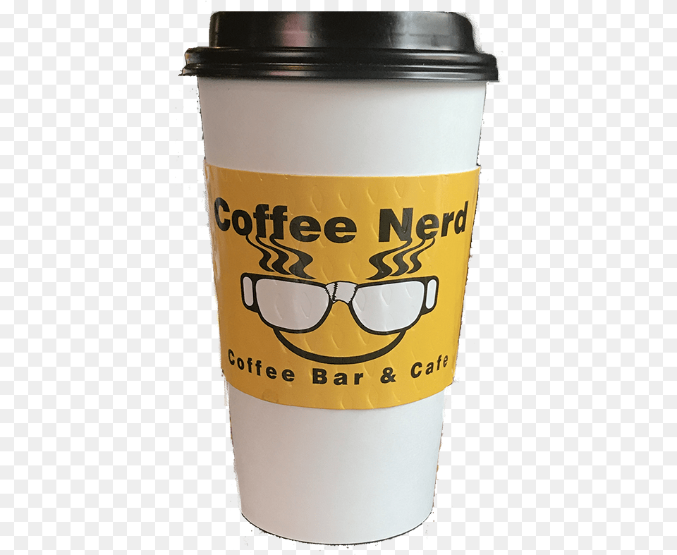 Transparent Nerdy Glasses Coffee Cup, Accessories, Sunglasses, Can, Tin Free Png Download