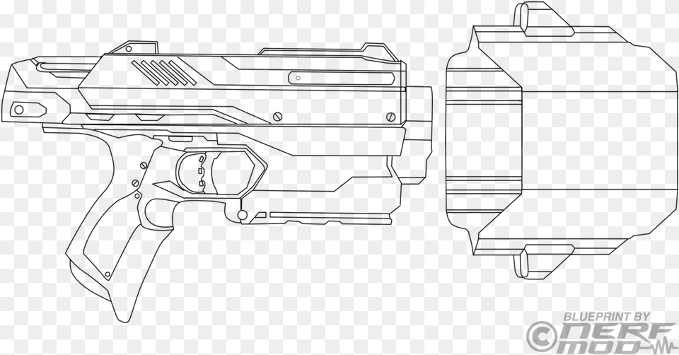 Transparent Nerf Bullet Gun Templates With Measurements, Nature, Night, Outdoors Png Image
