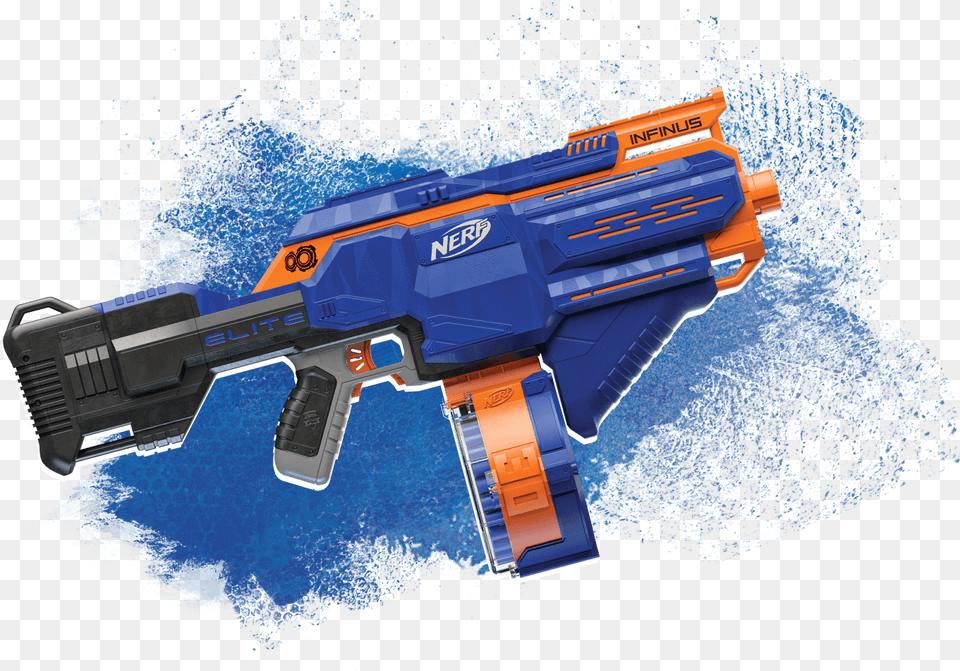 Transparent Nerf Gun, Firearm, Weapon, Toy, Handgun Png Image