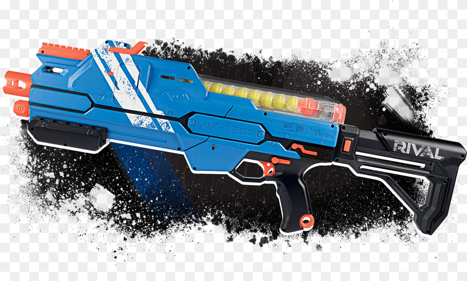 Transparent Nerf Gun Nerf Rival Guns, Firearm, Toy, Weapon, Water Gun Png Image