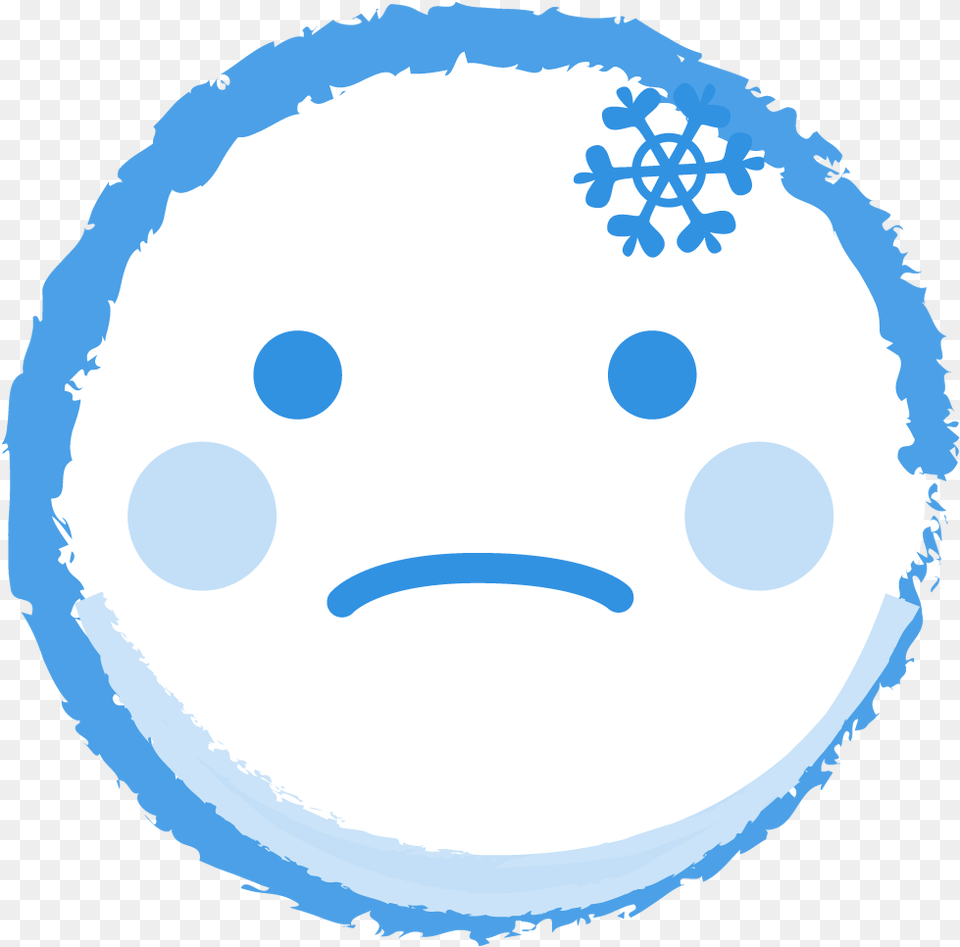 Transparent Nervous Emoji Circle, Nature, Outdoors, Snow, Birthday Cake Png