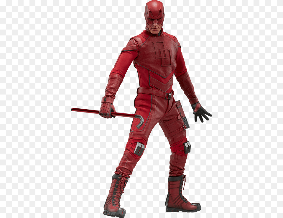 Netflix Daredevil Daredevil Red Suit Comics, Adult, Male, Man, Person Free Transparent Png