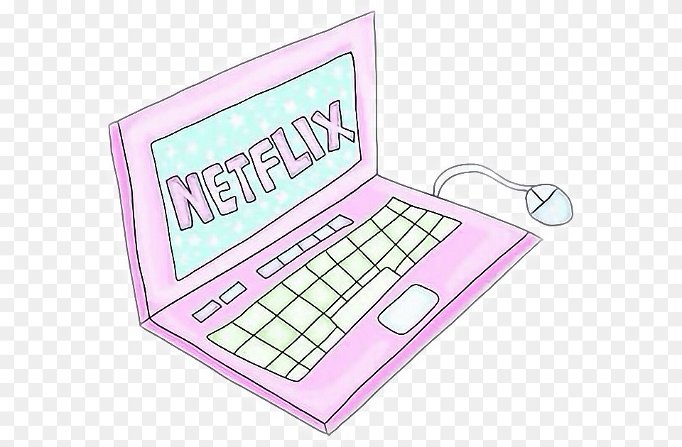 Transparent Netflix Logo Transparent, Computer, Electronics, Laptop, Pc Free Png Download