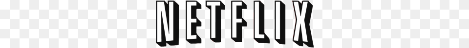 Transparent Netflix Netflix Logo Black And White, Text Png