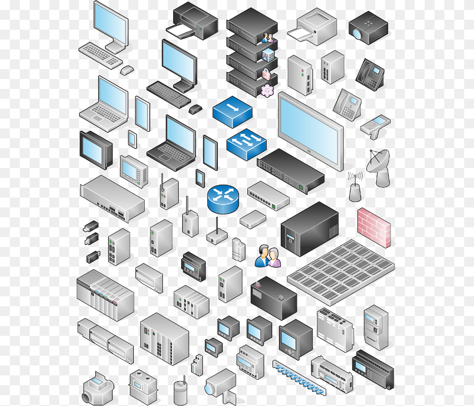 Transparent Networking Icons Svg Network Diagram Icons, Electronics, Hardware, Computer Hardware, Computer Png Image