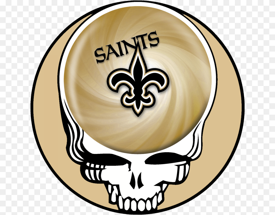 Transparent New Orleans Saints Clipart Saints Bowling Ball, Logo, Symbol, Emblem, Plate Png