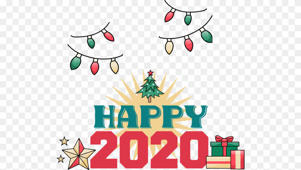 Transparent New Year 2020 Christmas Eve Christmas Plant Happy New Year Wishes 2020 Free Png Download