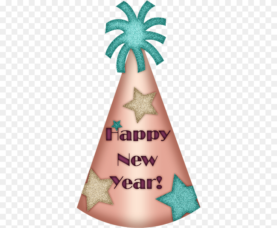 New Years Party Hat Happy New Year Tube, Clothing, Party Hat, Adult, Bride Free Transparent Png
