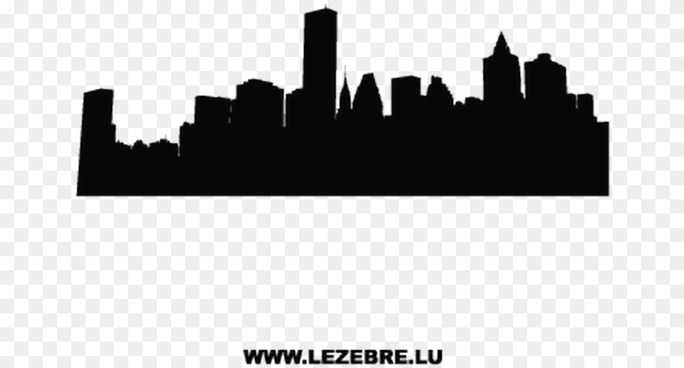 Transparent New York City City Skyline Silhouette, Architecture, Building, Factory Free Png Download