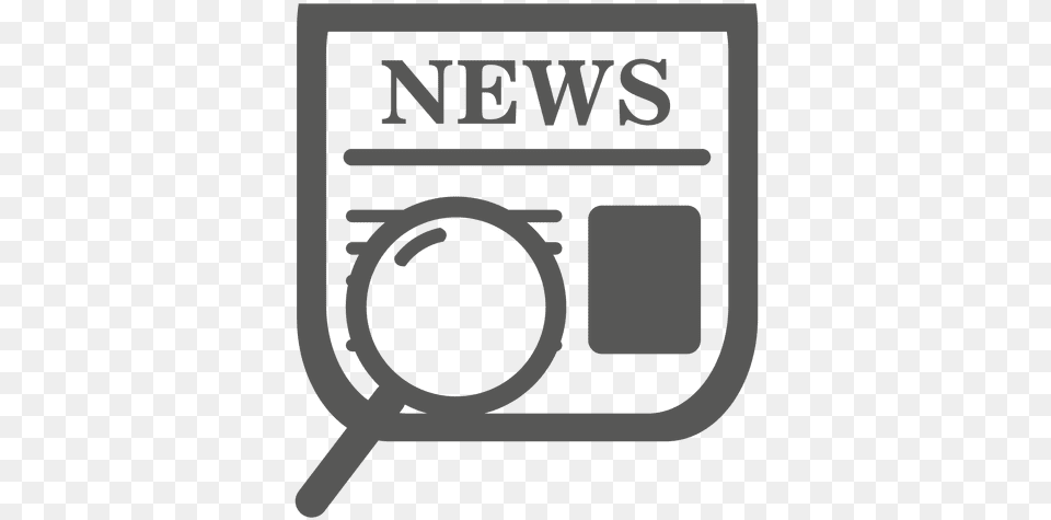 Transparent News Clipart Newspaper Icon Black White, Gas Pump, Machine, Pump, Electronics Png