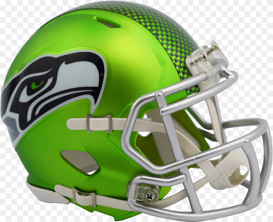 Transparent Nfl Helmets Seattle Seahawks Blaze Helmet, American Football, Football, Football Helmet, Sport Free Png