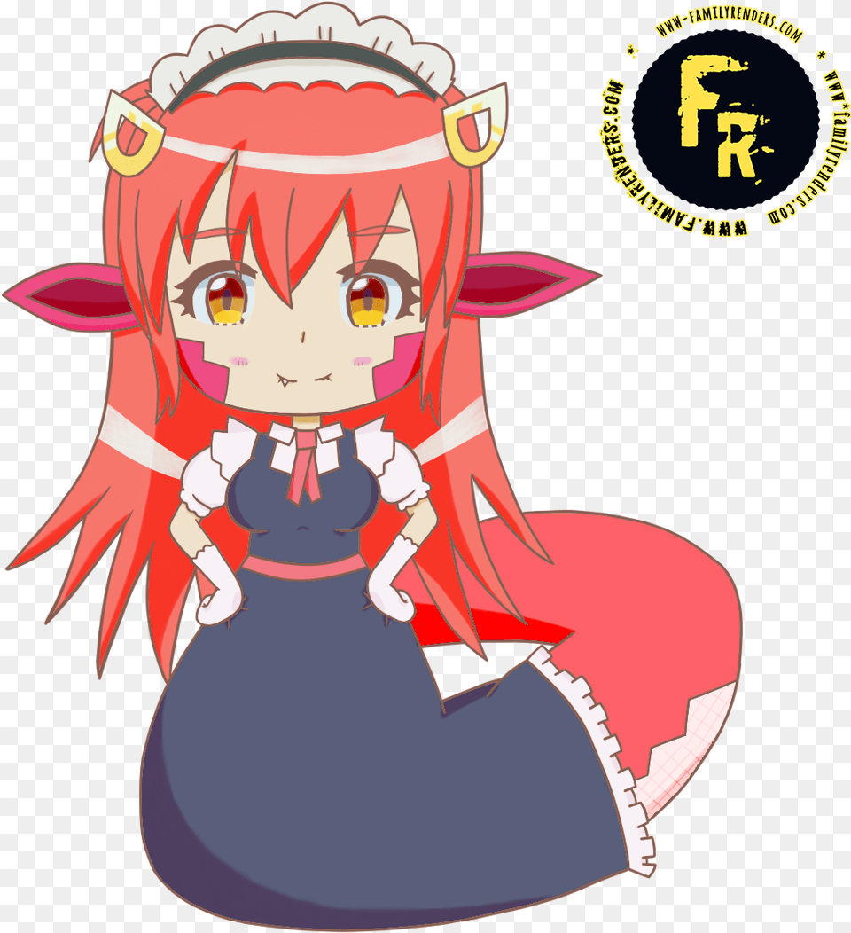 Transparent Nichijou Kobayashi San Chi No Maid Dragon Chibi, Book, Comics, Publication, Baby Free Png