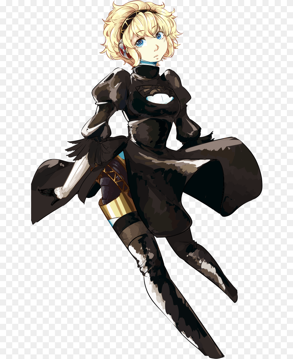 Nier Automata 2b Anime, Book, Comics, Publication, Person Free Transparent Png