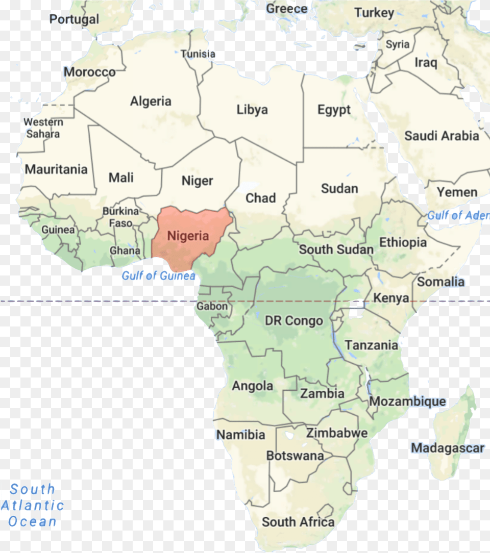 Transparent Nigeria Map Timbuktu On The Map, Atlas, Chart, Diagram, Plot Free Png