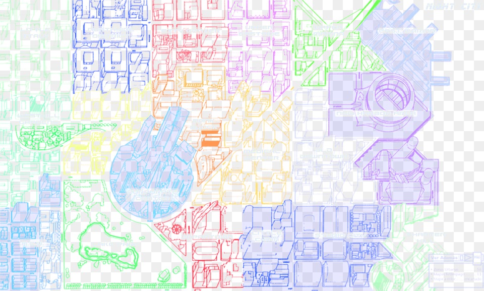 Night City Cyberpunk Night City Map, Diagram, Cad Diagram Free Transparent Png