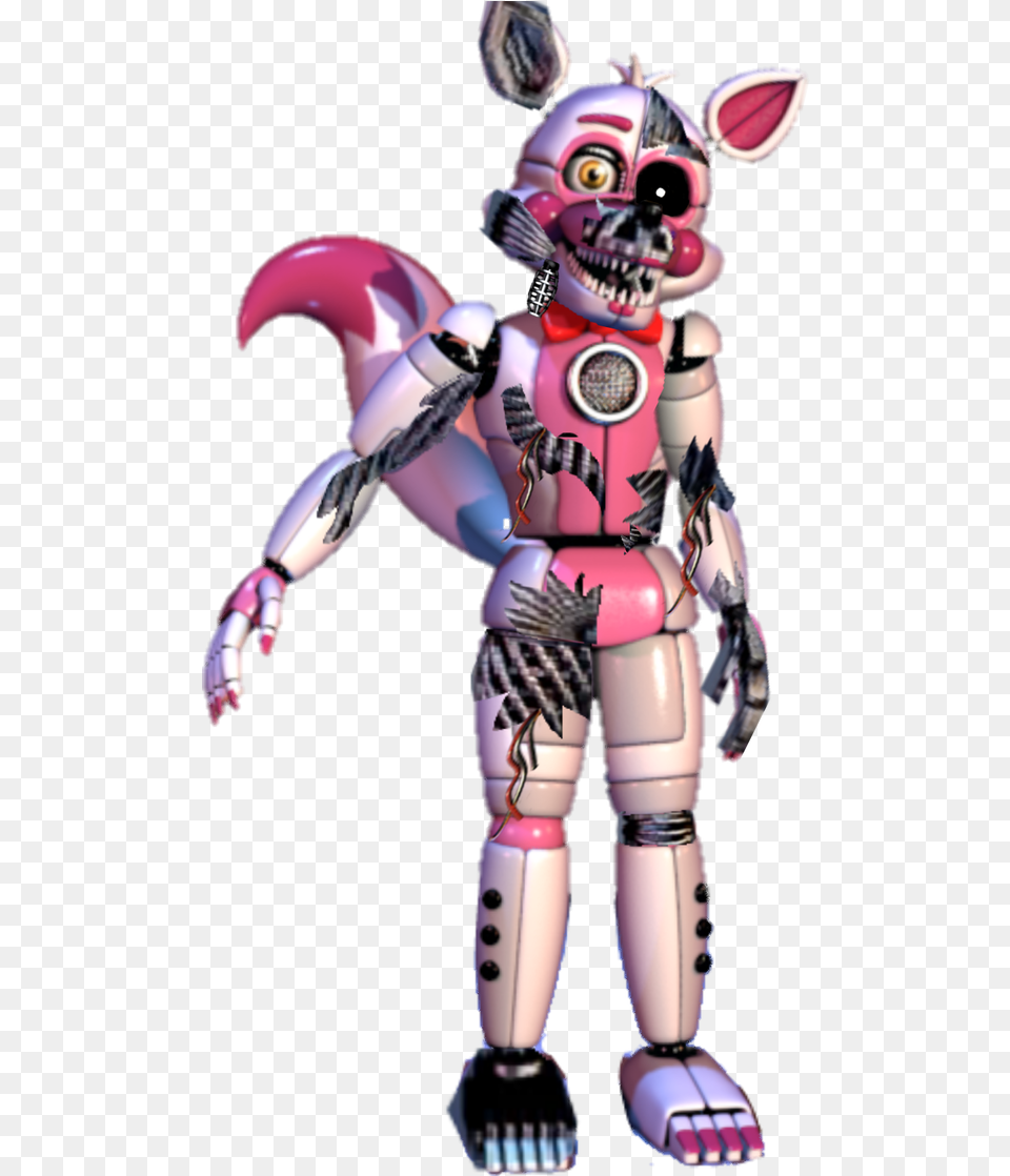Transparent Nightmare Foxy Fnaf Sl Funtime Foxy, Robot, Adult, Female, Person Free Png Download