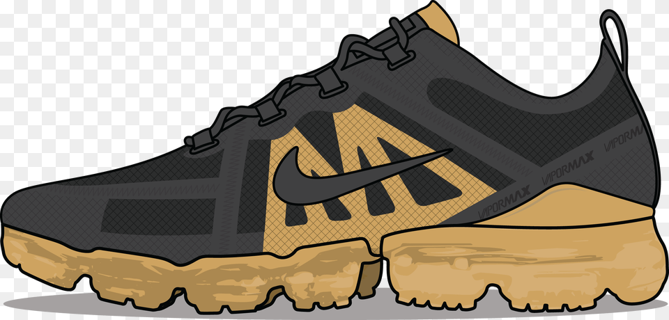 Transparent Nike Air Logo Hiking Shoe, Clothing, Footwear, Sneaker, Running Shoe Png