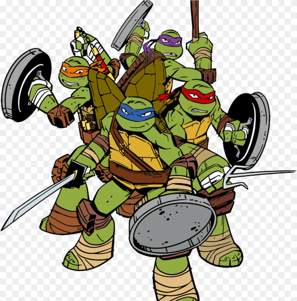 Transparent Ninja Turtles Face 2003 Ninja Turtles, Baby, Person, Head Png