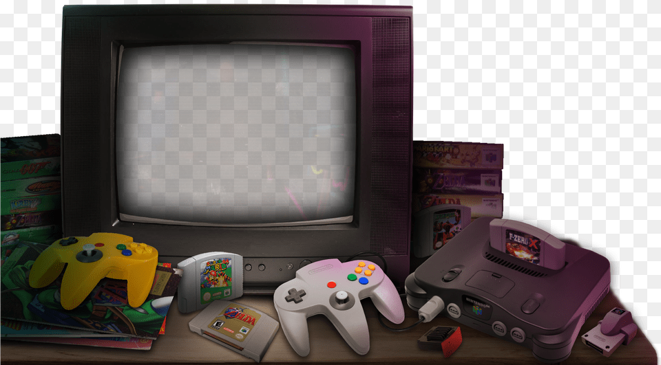 Transparent Nintendo 64 Controller Big Box Theme Retro, Computer Hardware, Electronics, Hardware, Monitor Png