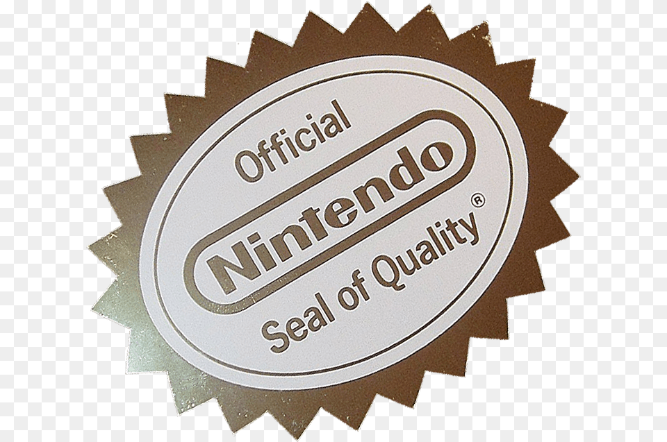 Transparent Nintendo Official Nintendo Seal Of Quality Logo, Sticker, Paper Free Png Download