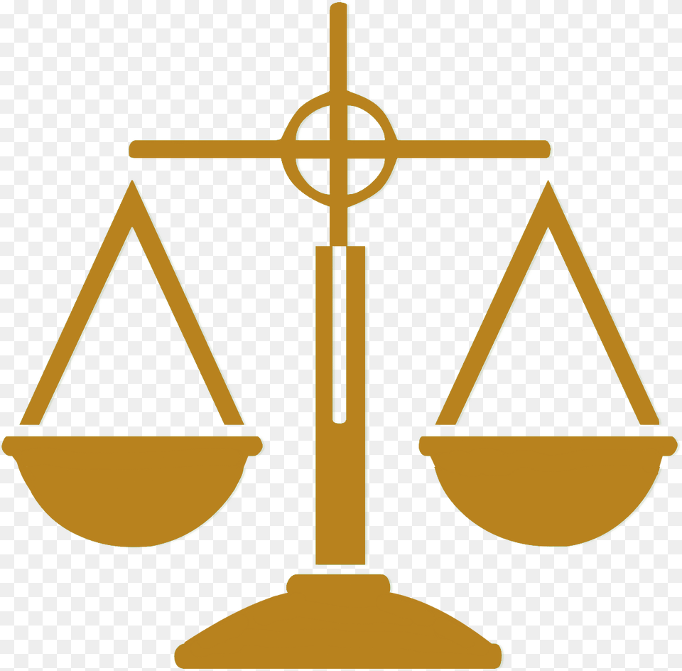 Transparent Ninth Amendment Clipart Scales Of Justice Clipart, Scale, Cross, Symbol Free Png