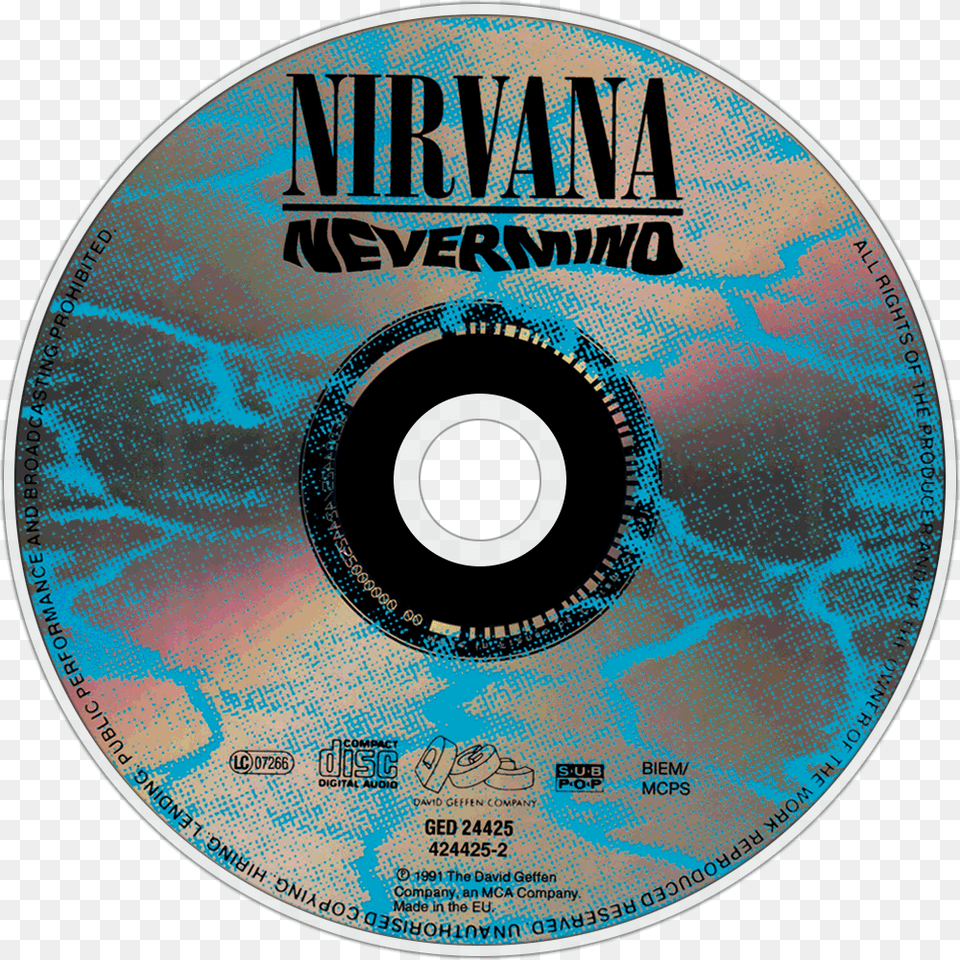 Nirvana Nirvana Nevermind, Disk, Dvd Free Transparent Png