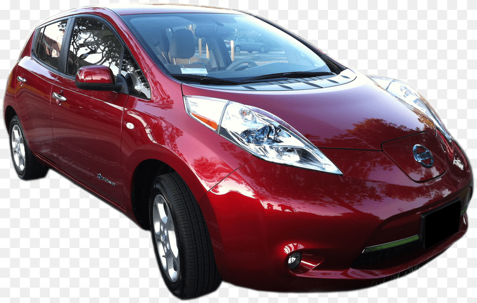 Transparent Nissan Leaf Nissan Leaf, Alloy Wheel, Vehicle, Transportation, Tire Free Png Download
