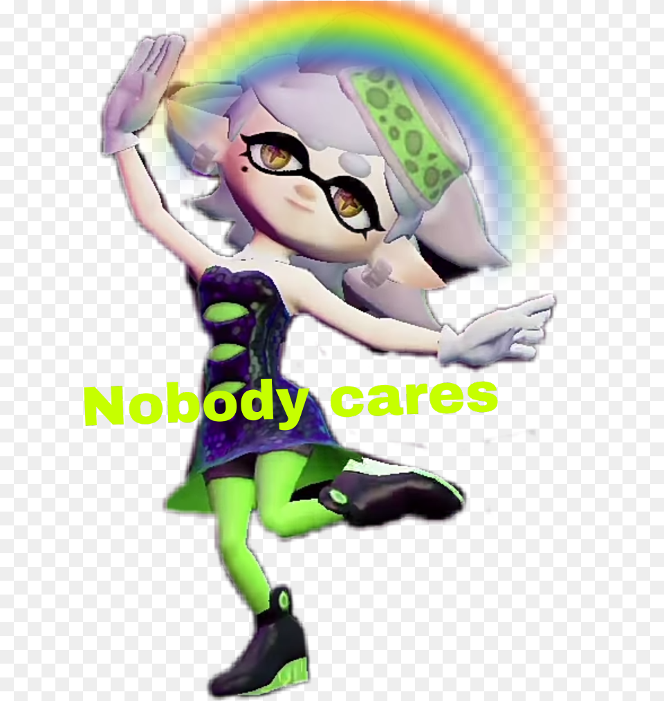 Transparent Nobody Clipart Splatoon Marie Nobody Cares, Baby, Book, Comics, Person Png Image