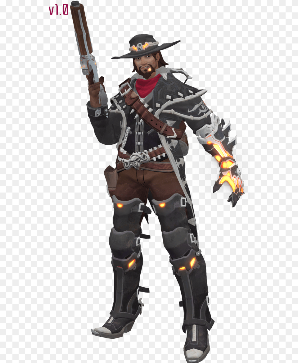 Transparent Noose Mccree Van Helsing Skin, Adult, Person, Man, Male Free Png Download