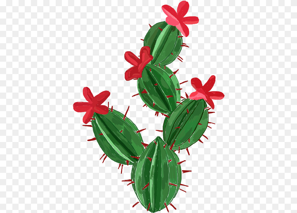 Transparent Nopal Cactus Arts And Crafts, Plant, Flower Png Image